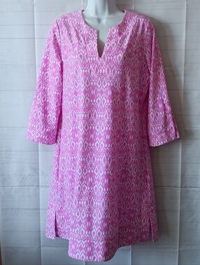 Jude Connally Pink Printed Jude cloth Dress XL